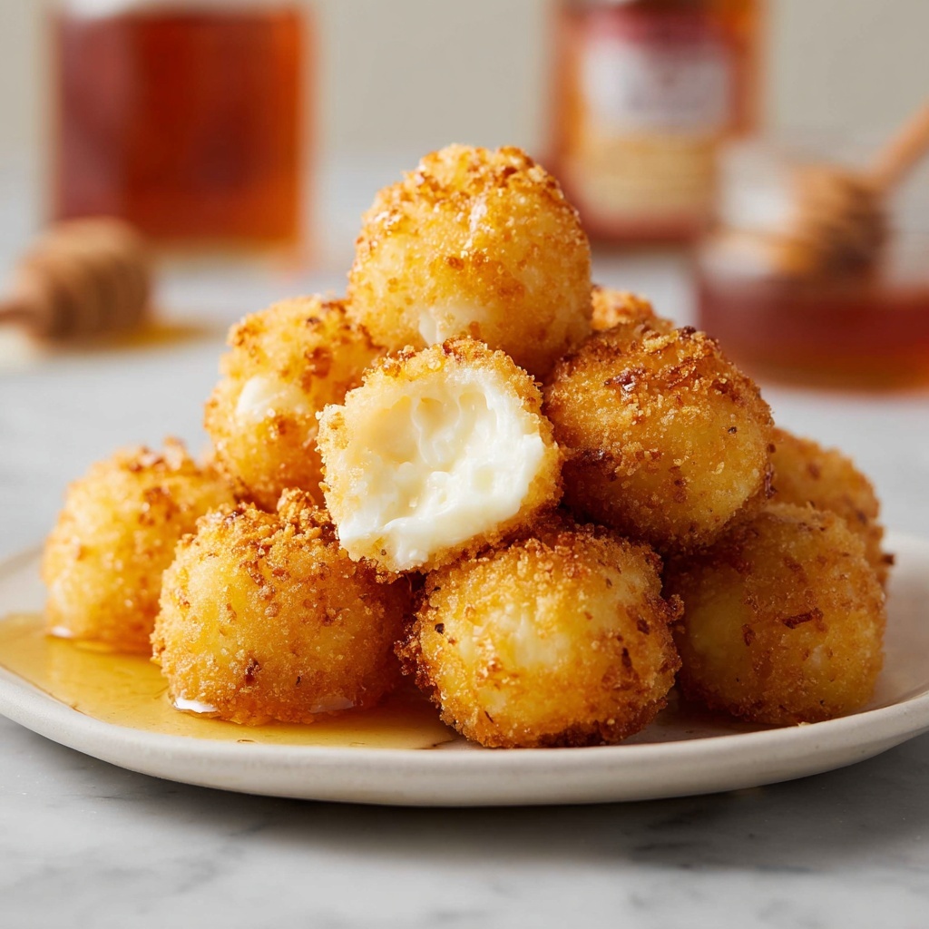 Air Fryer Honey Goat Cheese Balls Recipe - Recipe Image