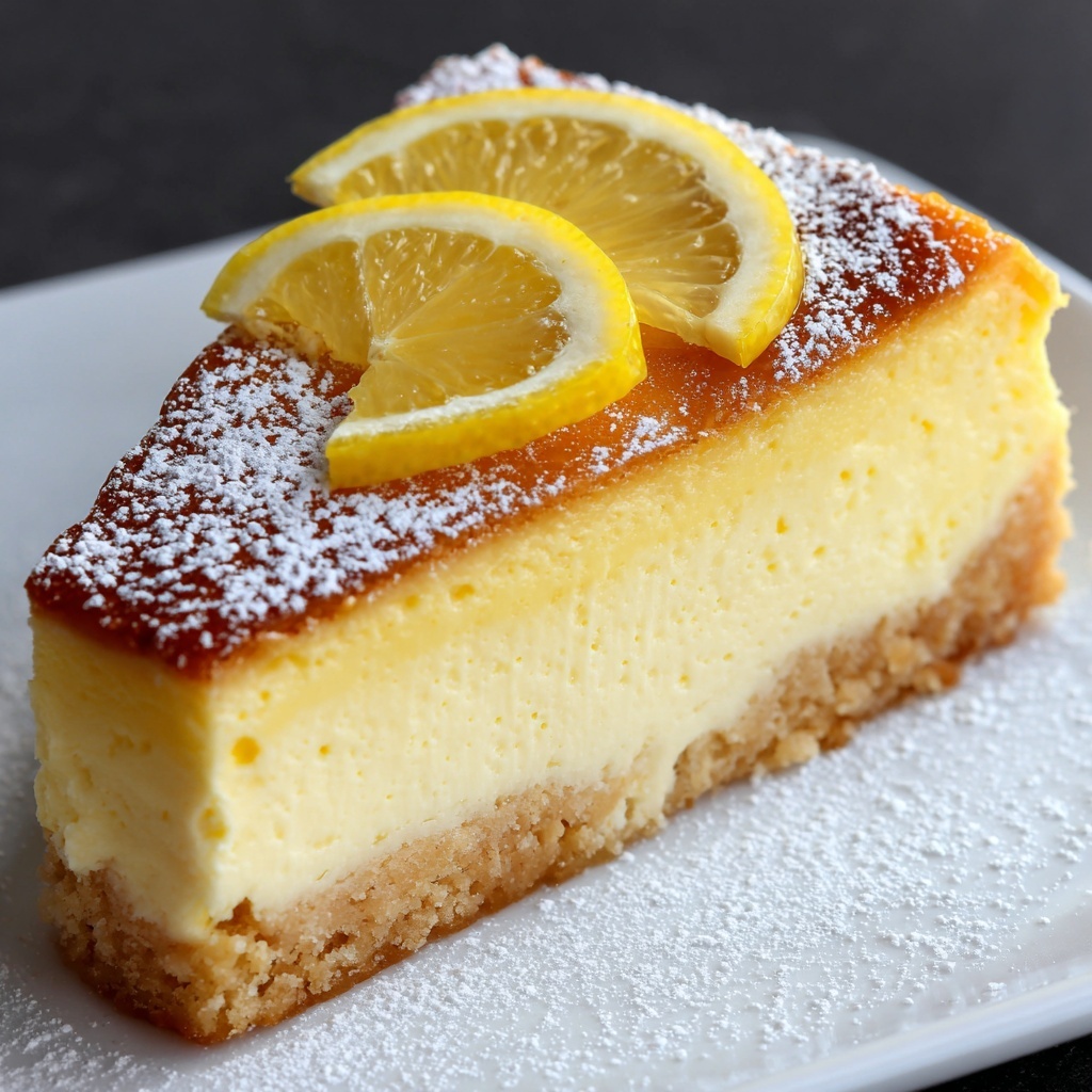 Lemon Custard Cake Recipe - Recipe Image