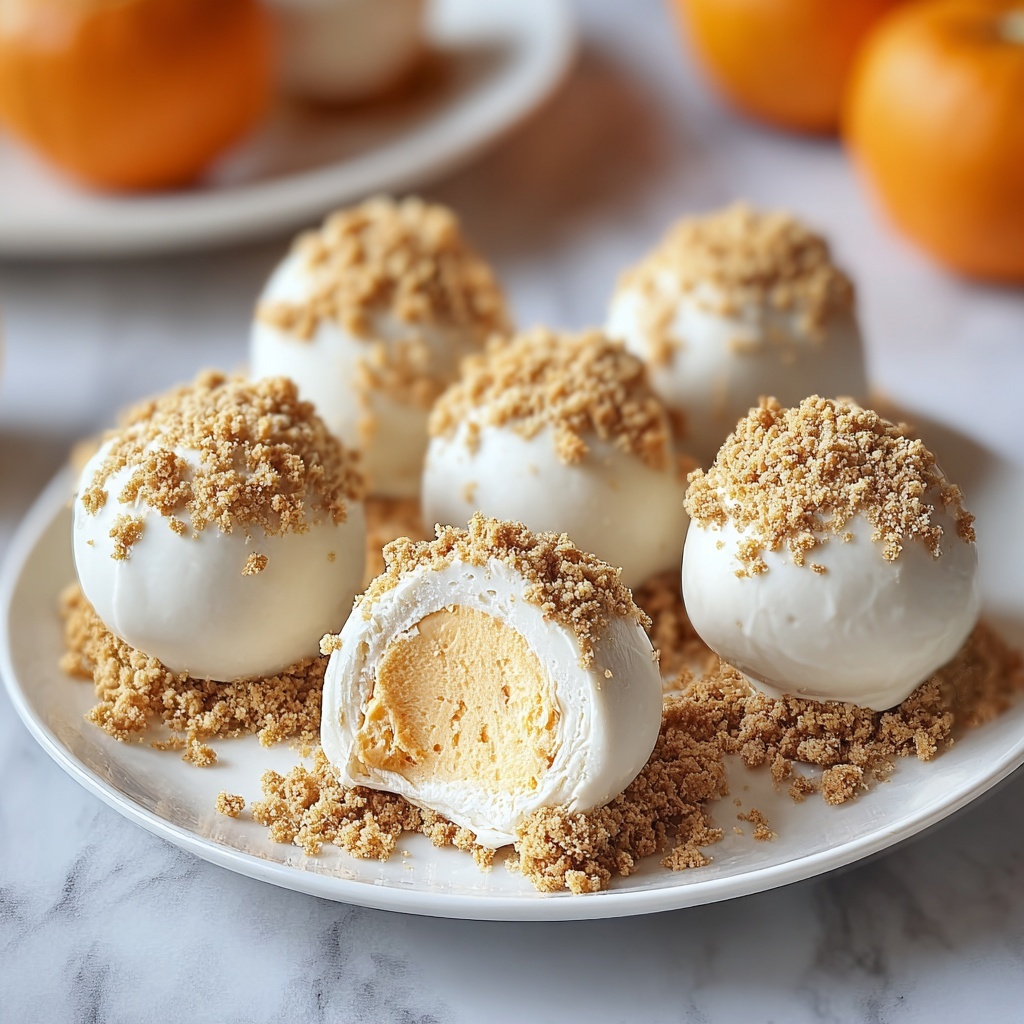 No-Bake Pumpkin Cheesecake Balls Recipe - Recipe Image