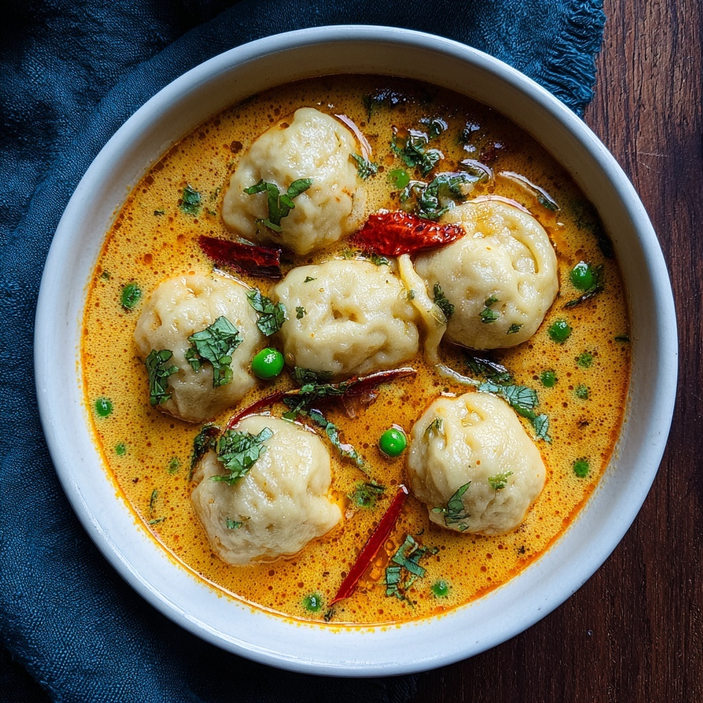 Coconut Curry Soup with Dumplings Recipe - Recipe Image
