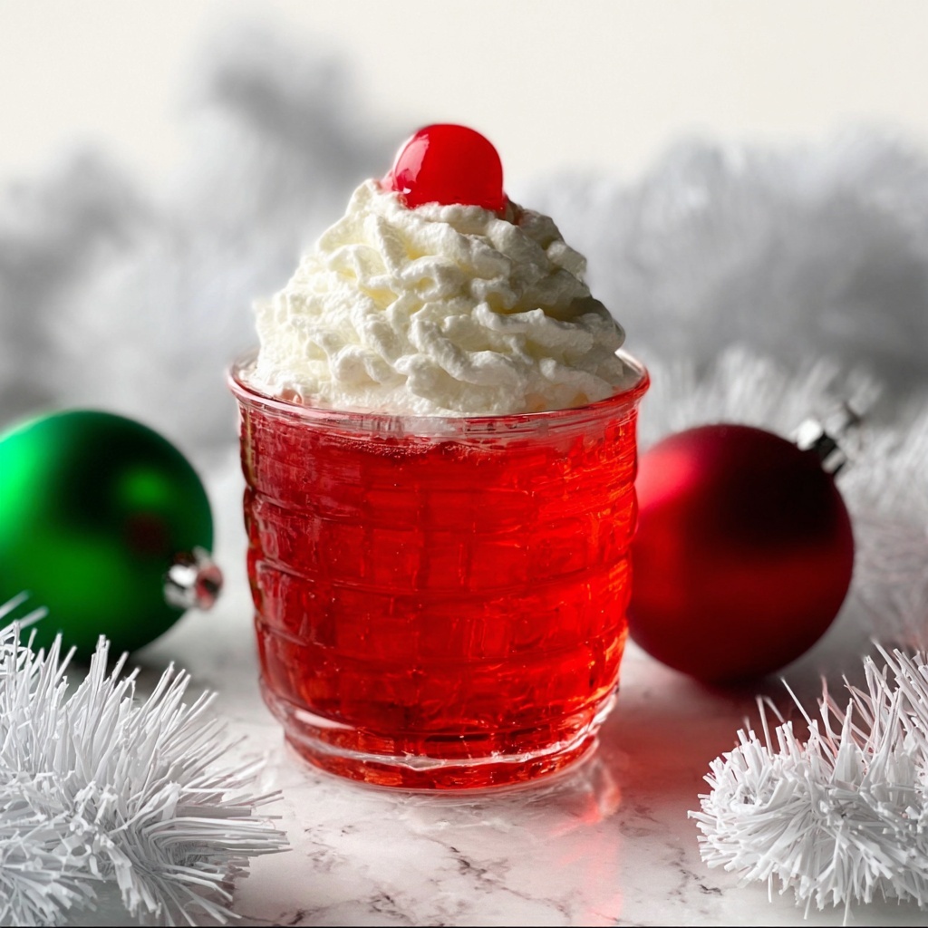 Santa’s Hat Shirley Temple Recipe - Recipe Image