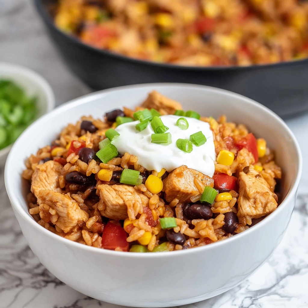 One Pot Wonder Chicken Enchilada Bowls Recipe - Recipe Image