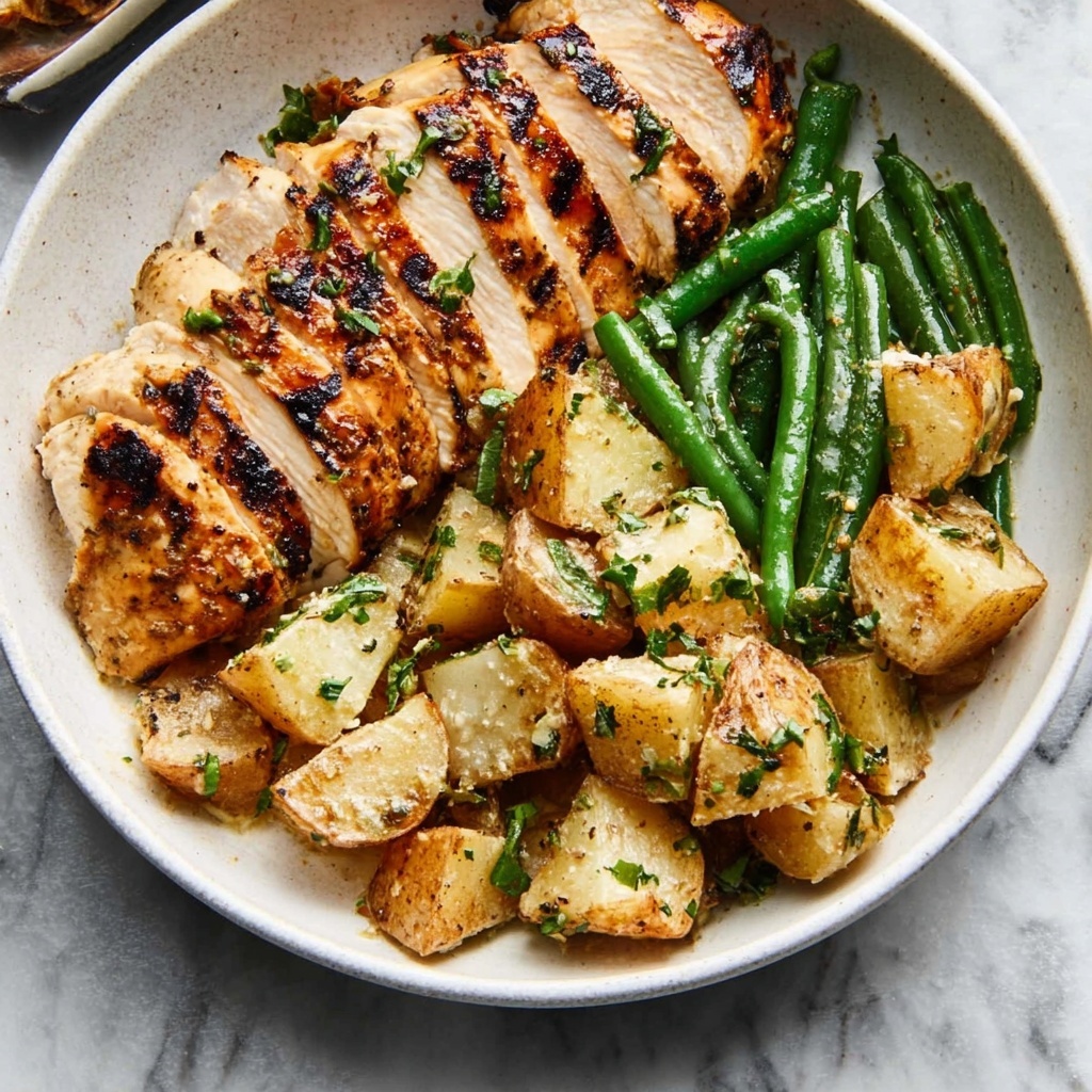 Asian-Marinated Chicken with Snap Pea Panzanella Recipe - Recipe Image