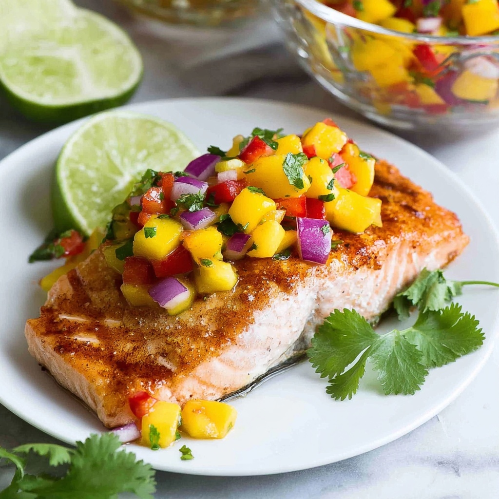 Mango Salsa Salmon Recipe - Recipe Image