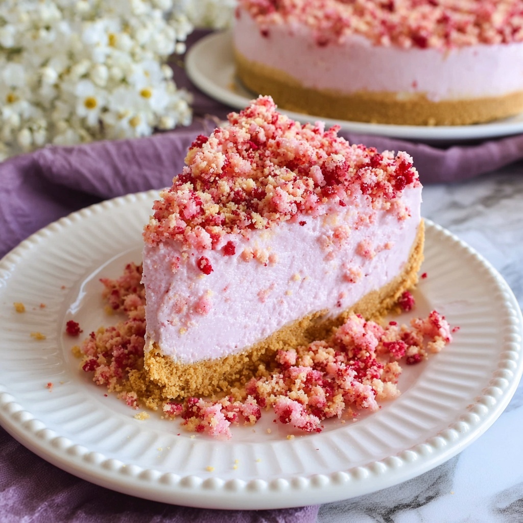 Strawberry Shortcake Freezer Pie Recipe - Recipe Image