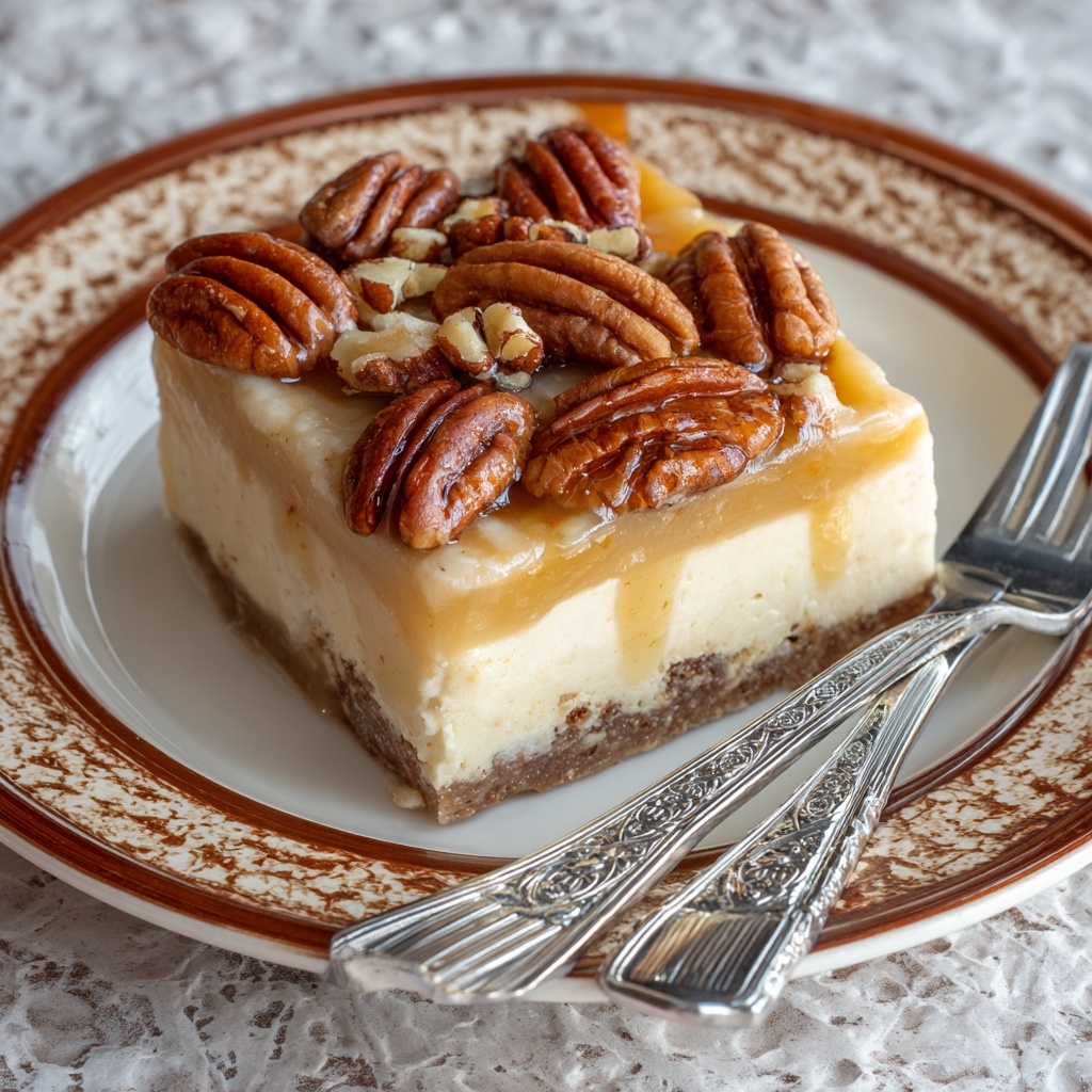 Decadent Pecan Pie Lasagna Recipe - Recipe Image