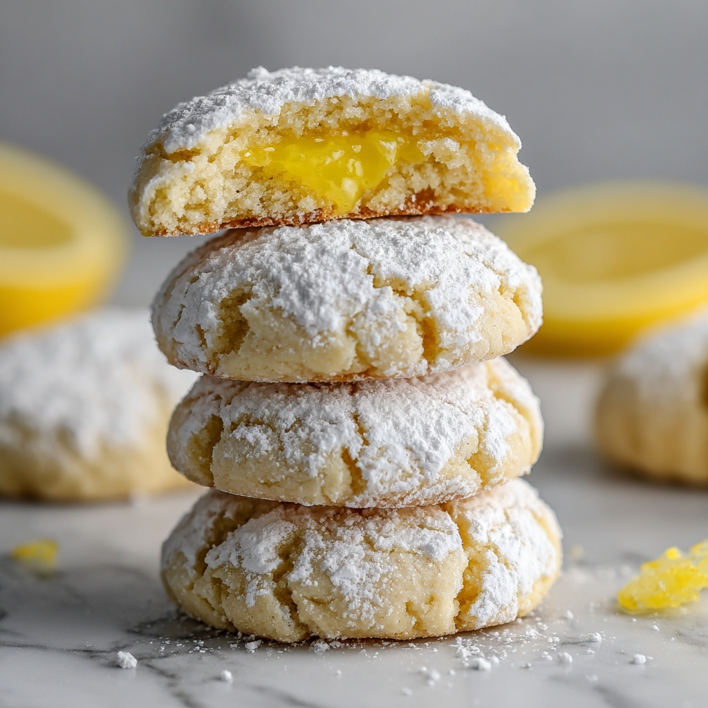 Stuffed Lemon Cookies Recipe - Recipe Image