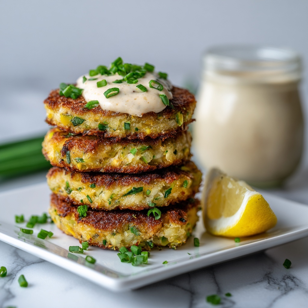Crispy and Easy Zucchini Fritters Recipe - Recipe Image