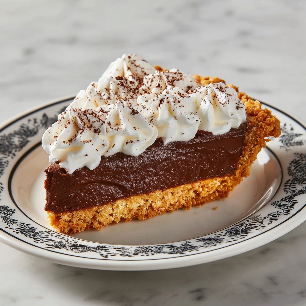 Easy Chocolate Pie Recipe - Recipe Image