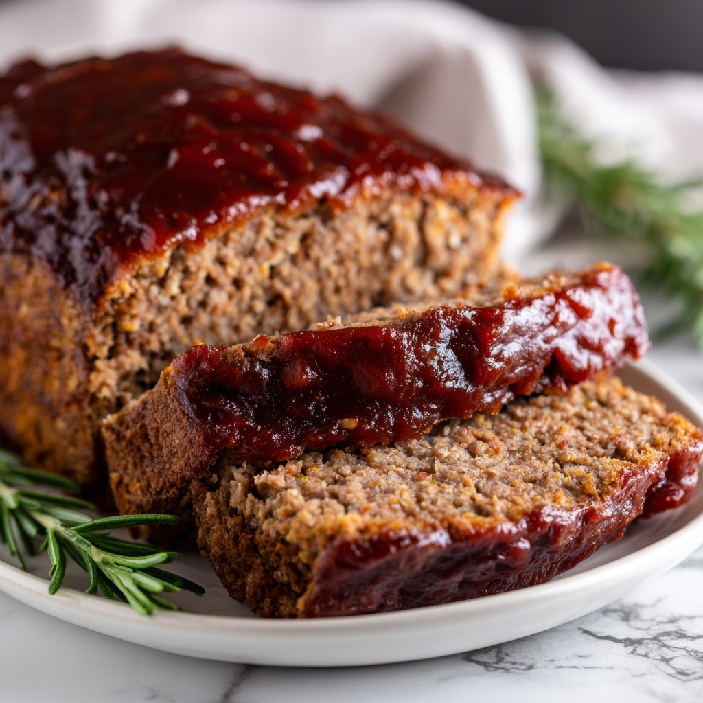 Classic Homemade Meatloaf Recipe - Recipe Image
