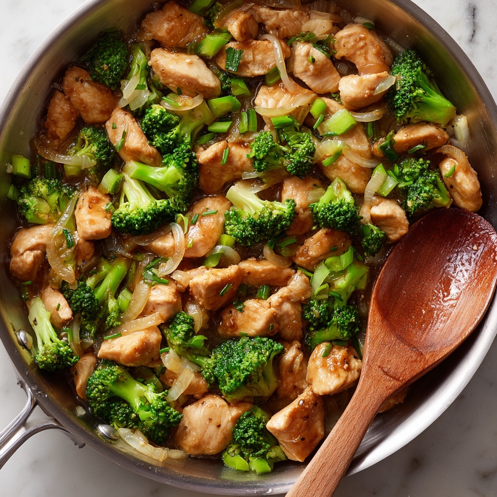 One Skillet Chicken and Broccoli Dinner Recipe - Recipe Image