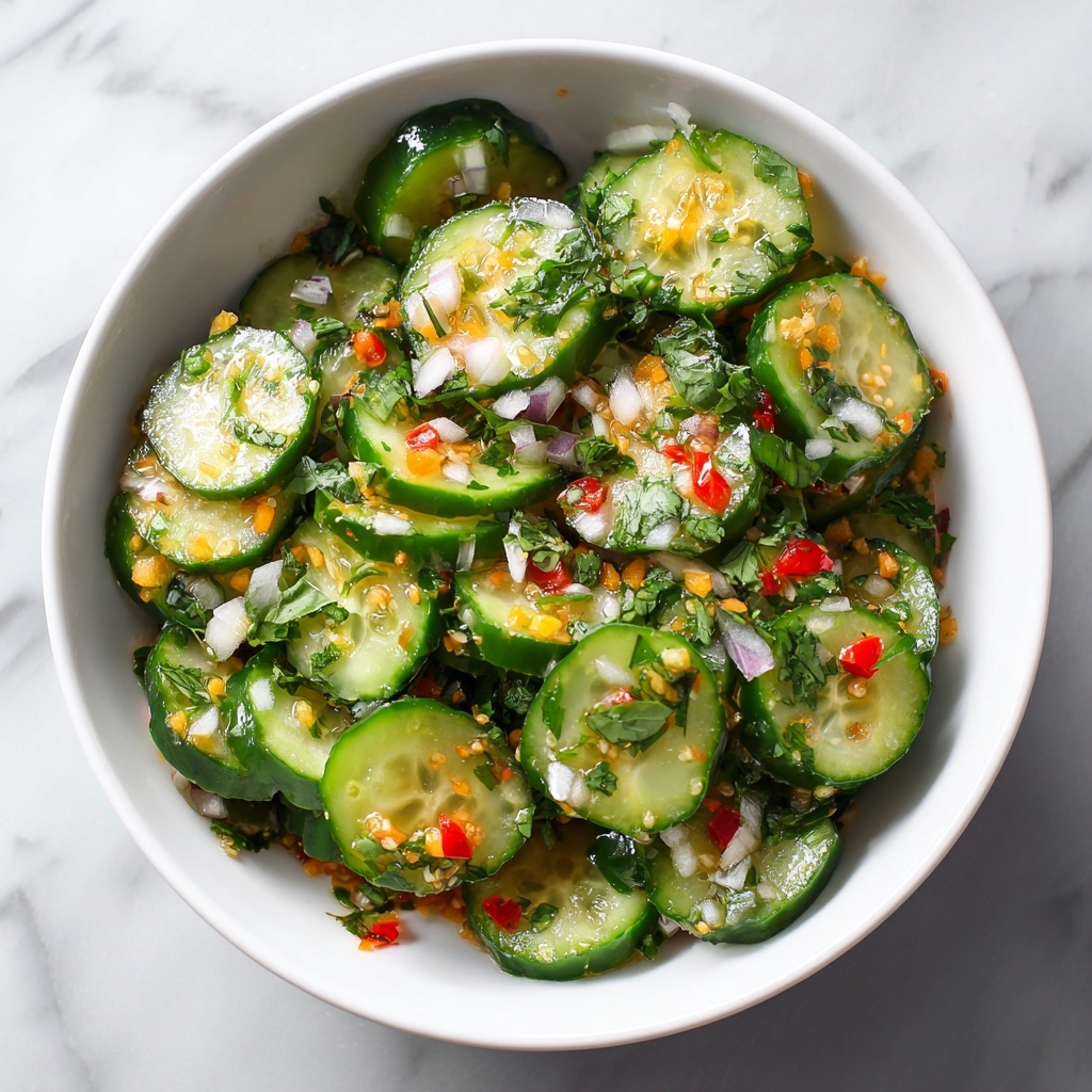 Mexican-Style Pickled Cucumbers Recipe - Recipe Image
