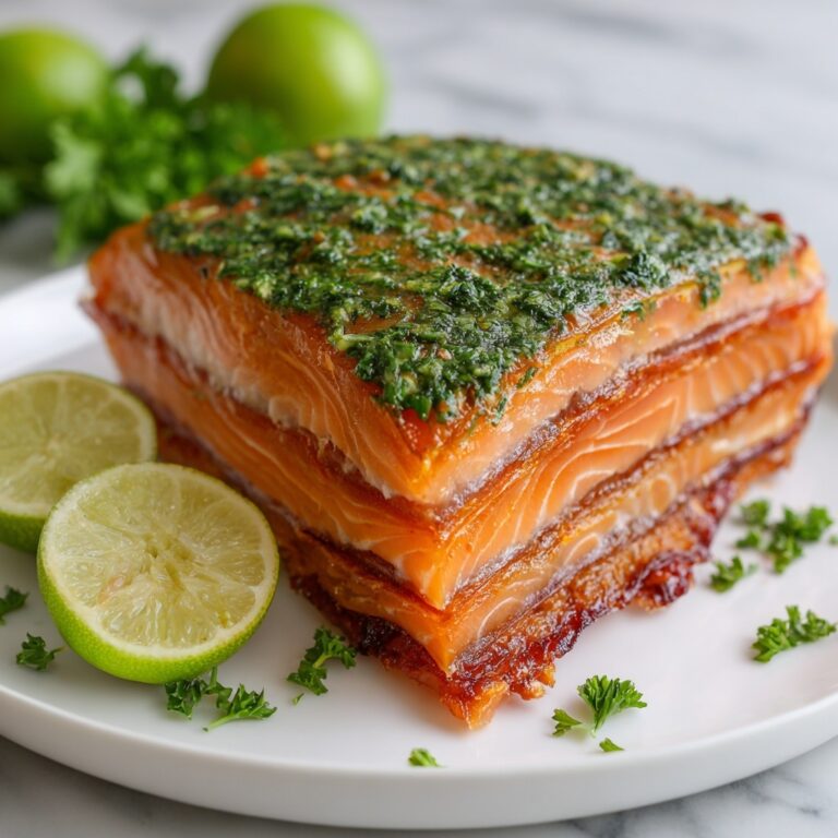 Cilantro Lime Honey Garlic Salmon (Baked in Foil) Recipe