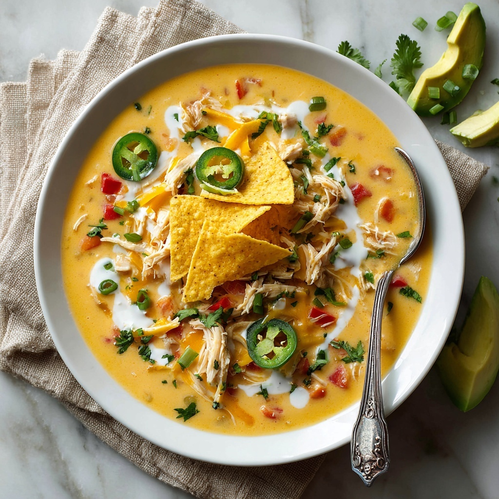 Creamy Chicken Tortilla Soup Recipe - Recipe Image