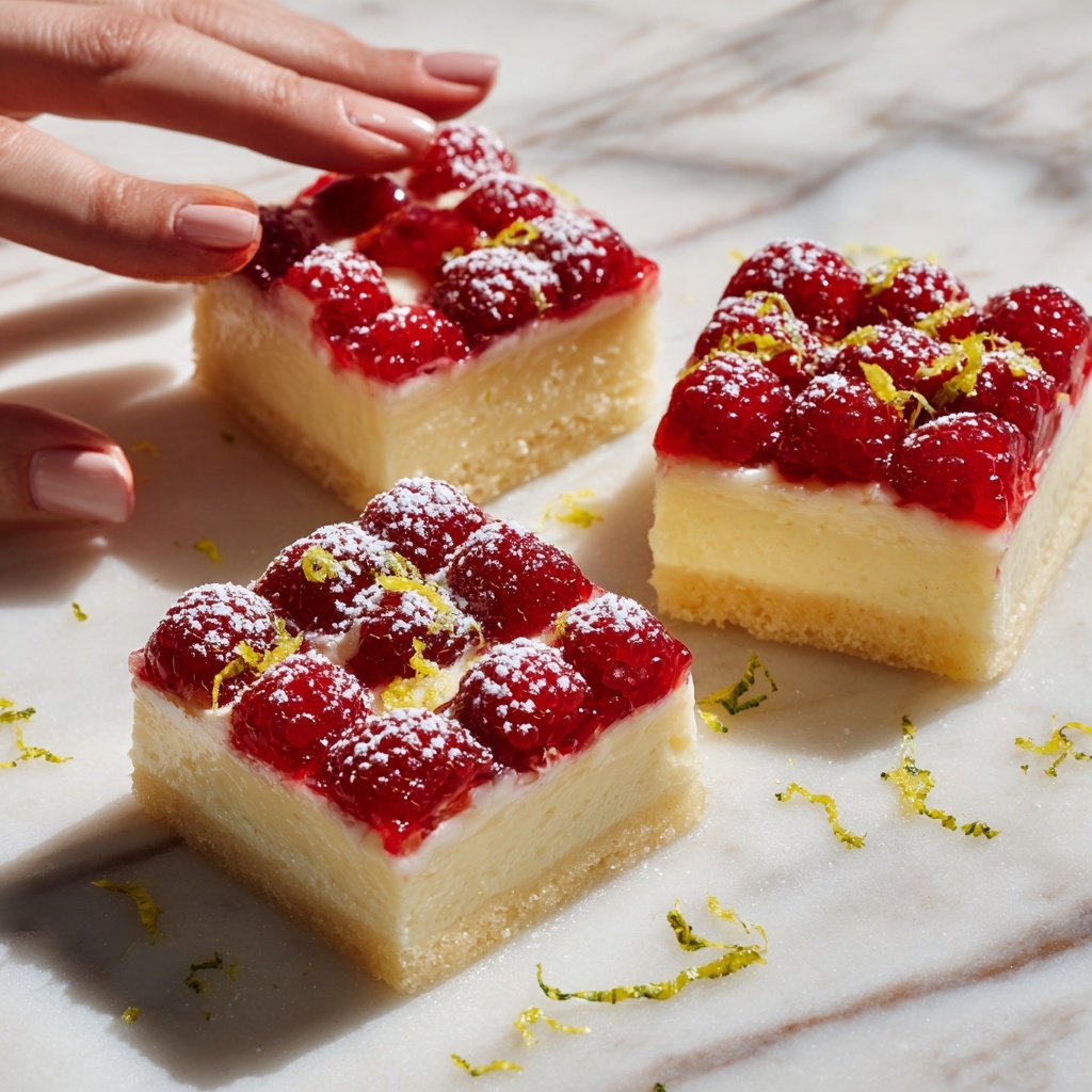 Raspberry Lemon Bars Recipe - Recipe Image