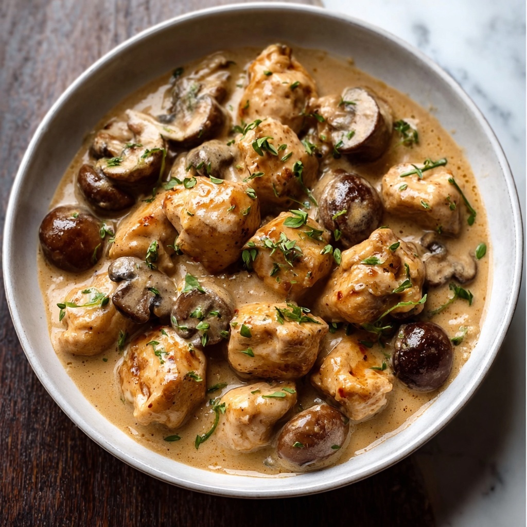 Epic Creamy Chicken Mushroom Stroganoff Recipe - Recipe Image