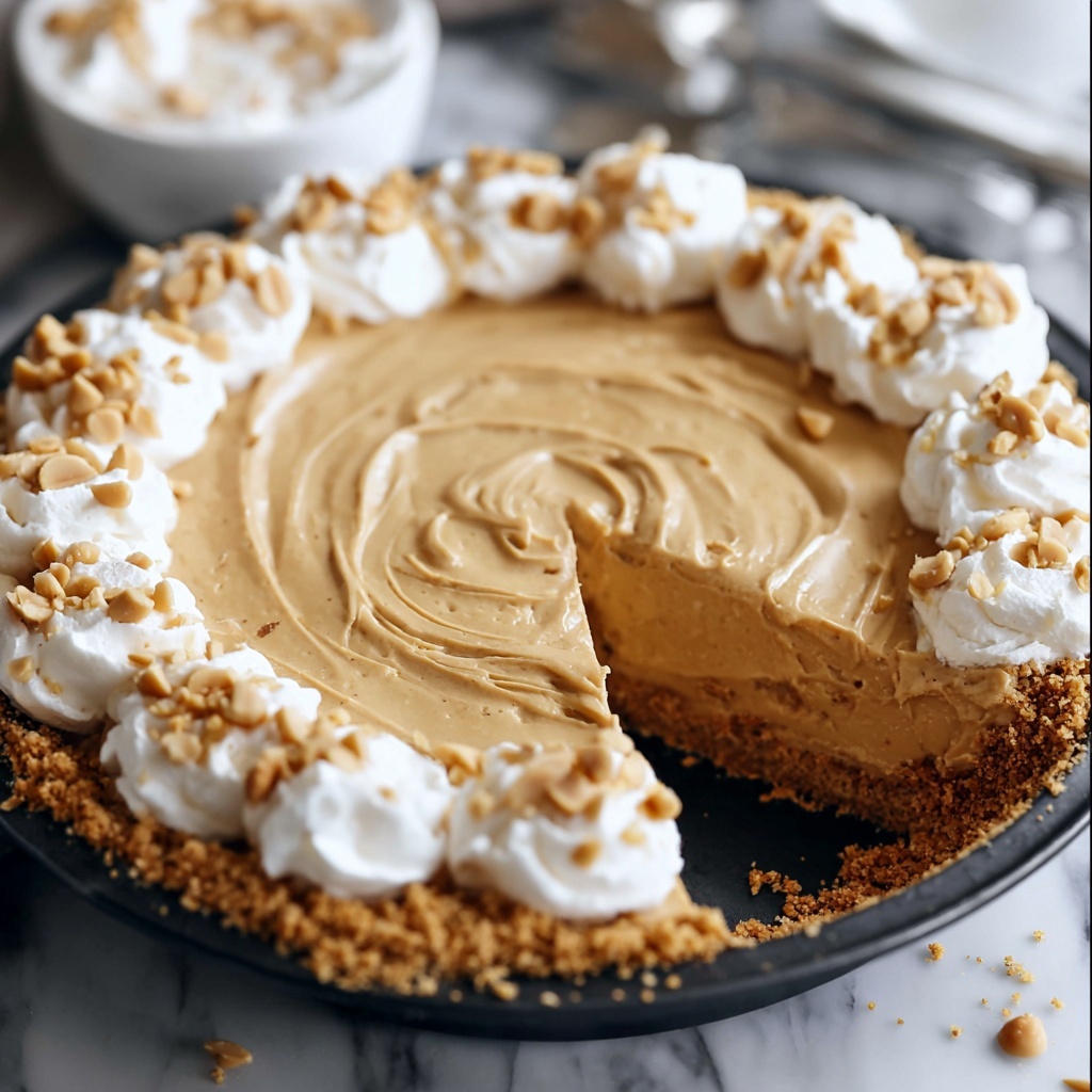 Easy Peanut Butter Pie Recipe - Recipe Image