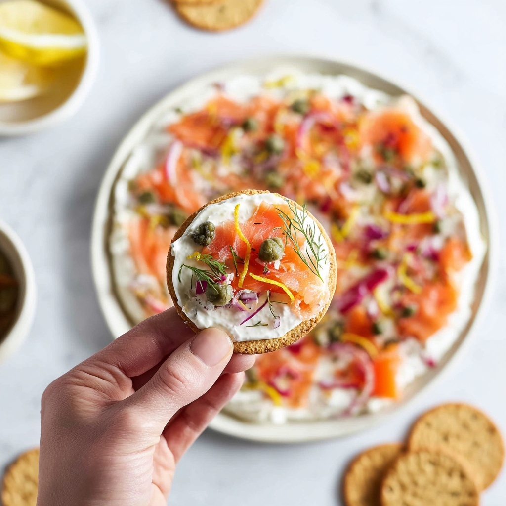 Smoked Salmon Bagel Dip Recipe - Recipe Image
