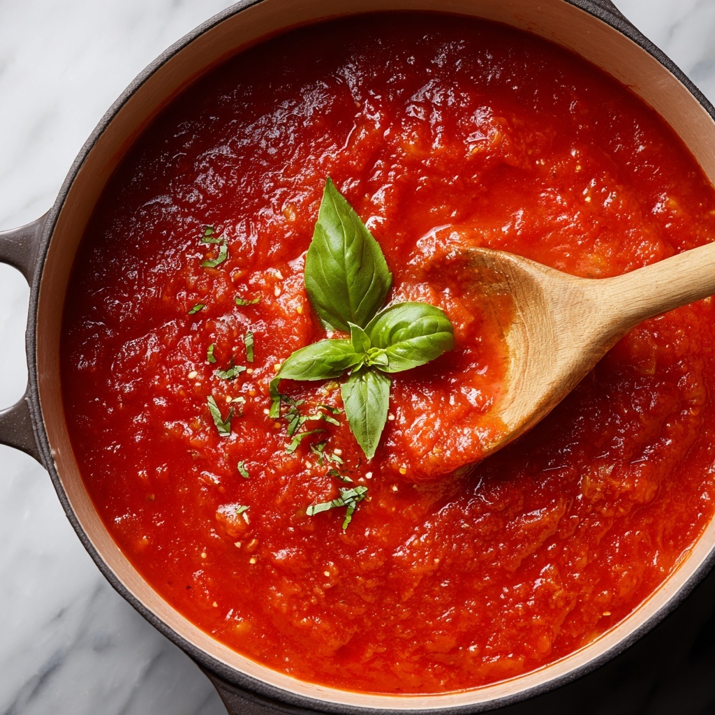 Homemade Italian Tomato Sauce Recipe - Recipe Image