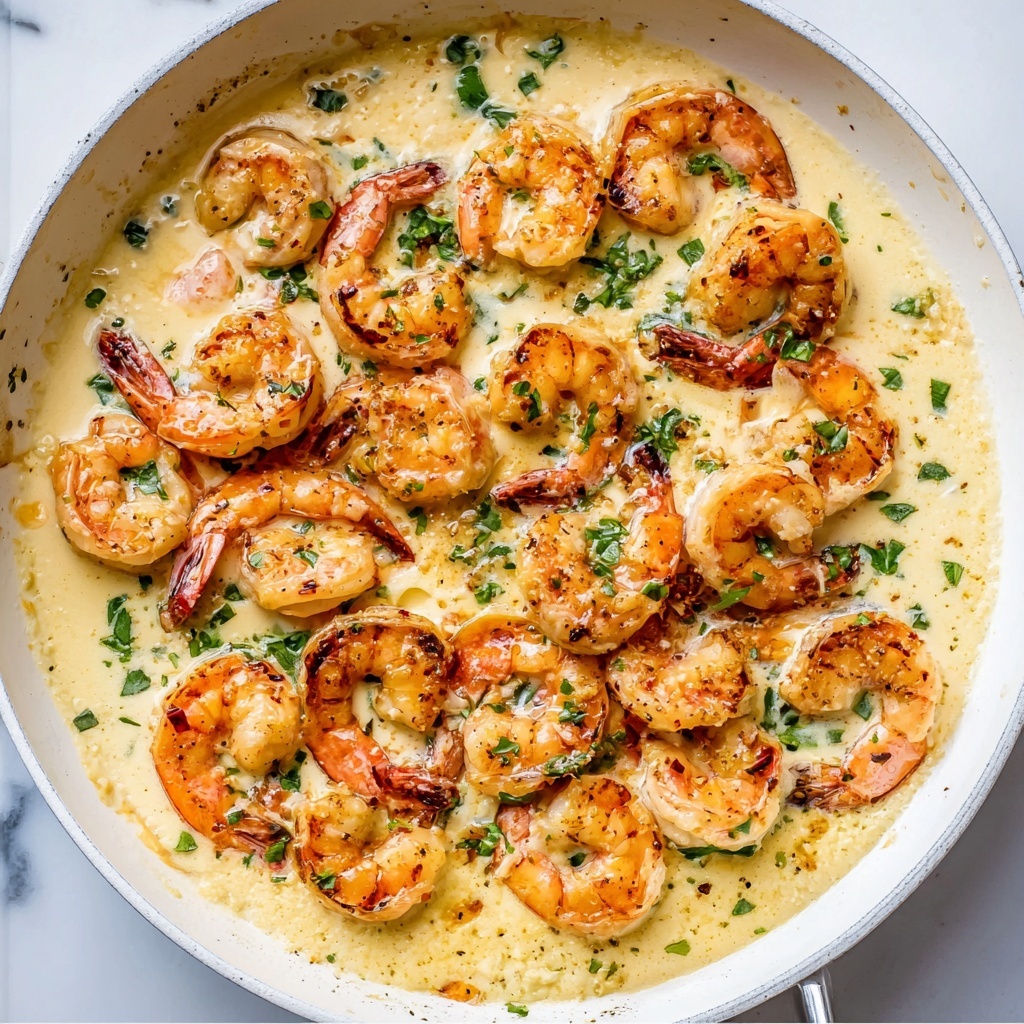 Creamy Garlic Parmesan Shrimp Recipe - Recipe Image