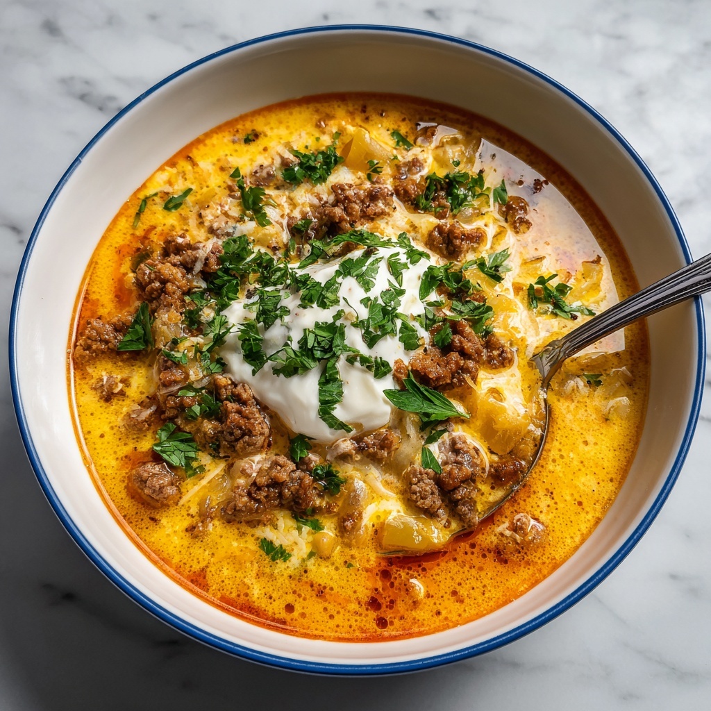 Polish Stuffed Cabbage Soup Recipe - Recipe Image