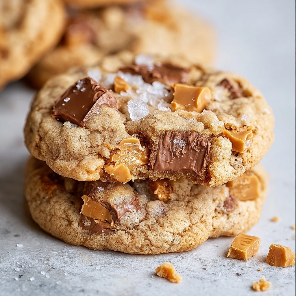 Chewy Peanut Butter Butterfinger Cookies Recipe - Recipe Image