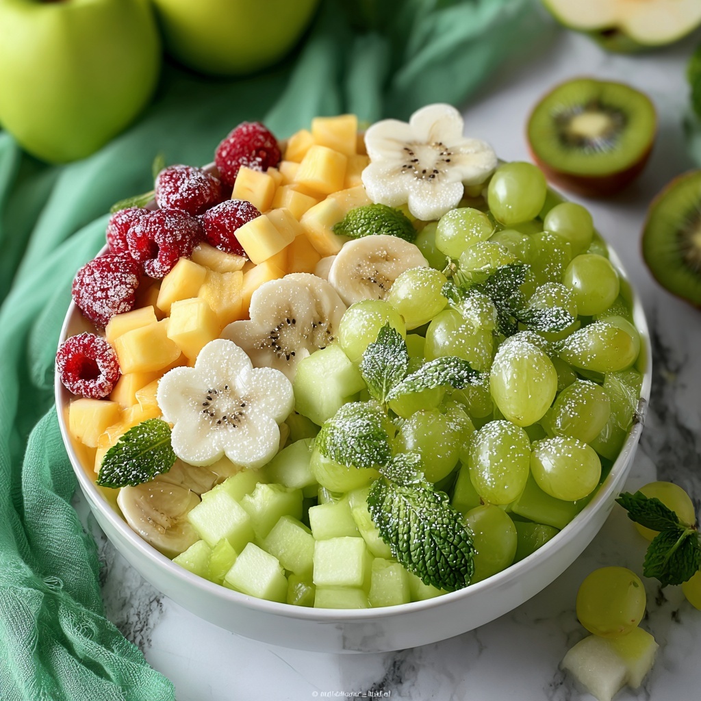 Leprechaun Fruit Salad Recipe - Recipe Image