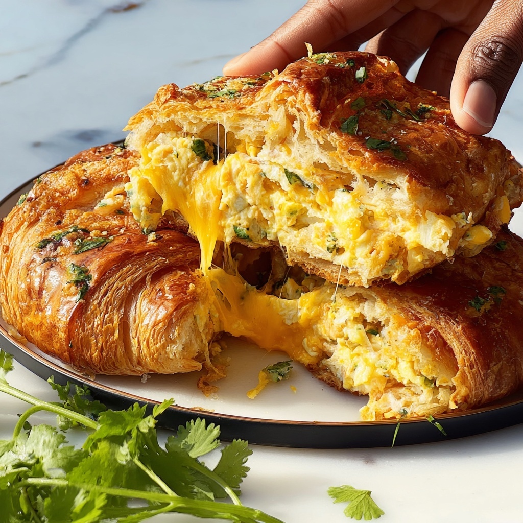 Buffalo Chicken Dip Croissants Recipe - Recipe Image