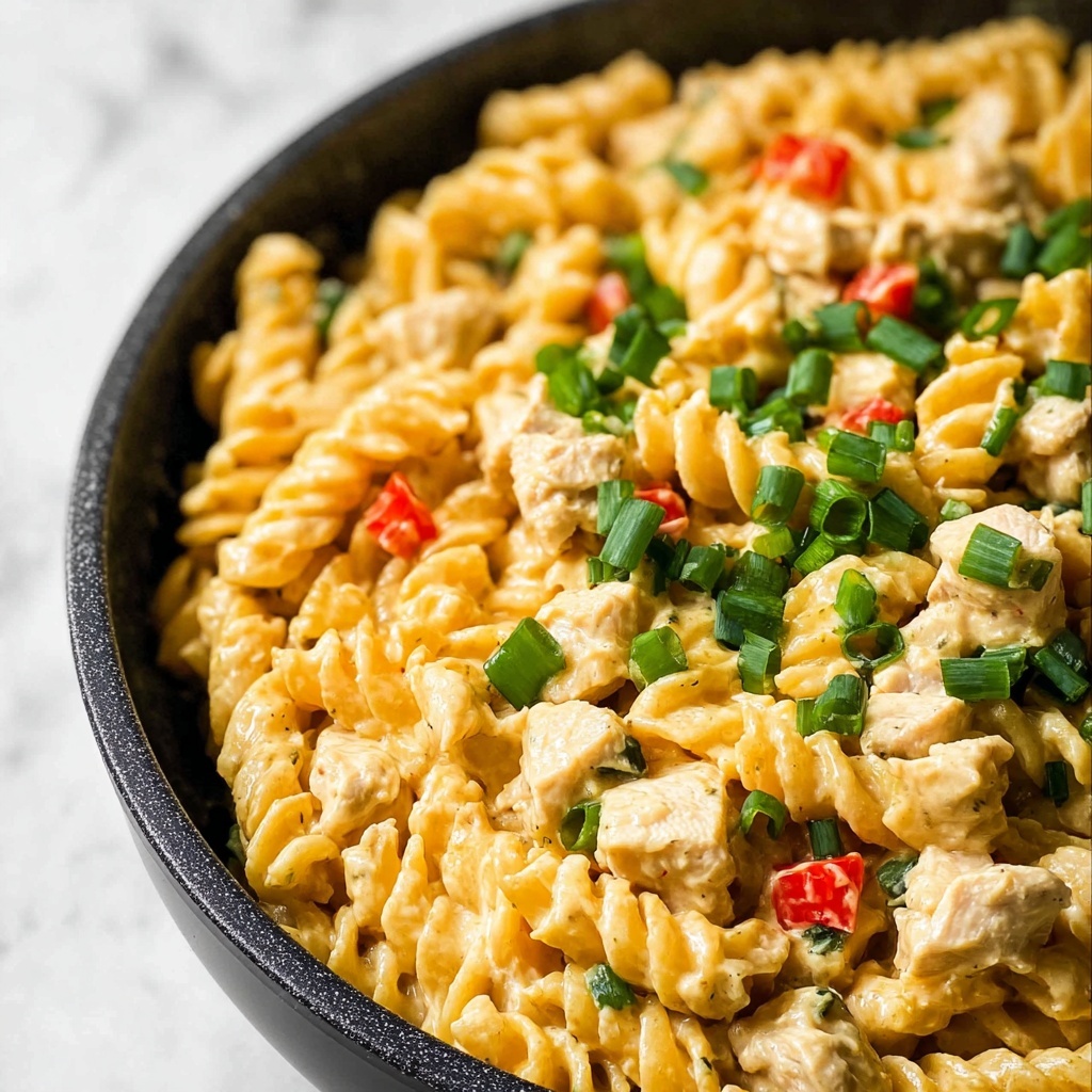 Creamy Chicken Fajita Pasta Recipe - Recipe Image