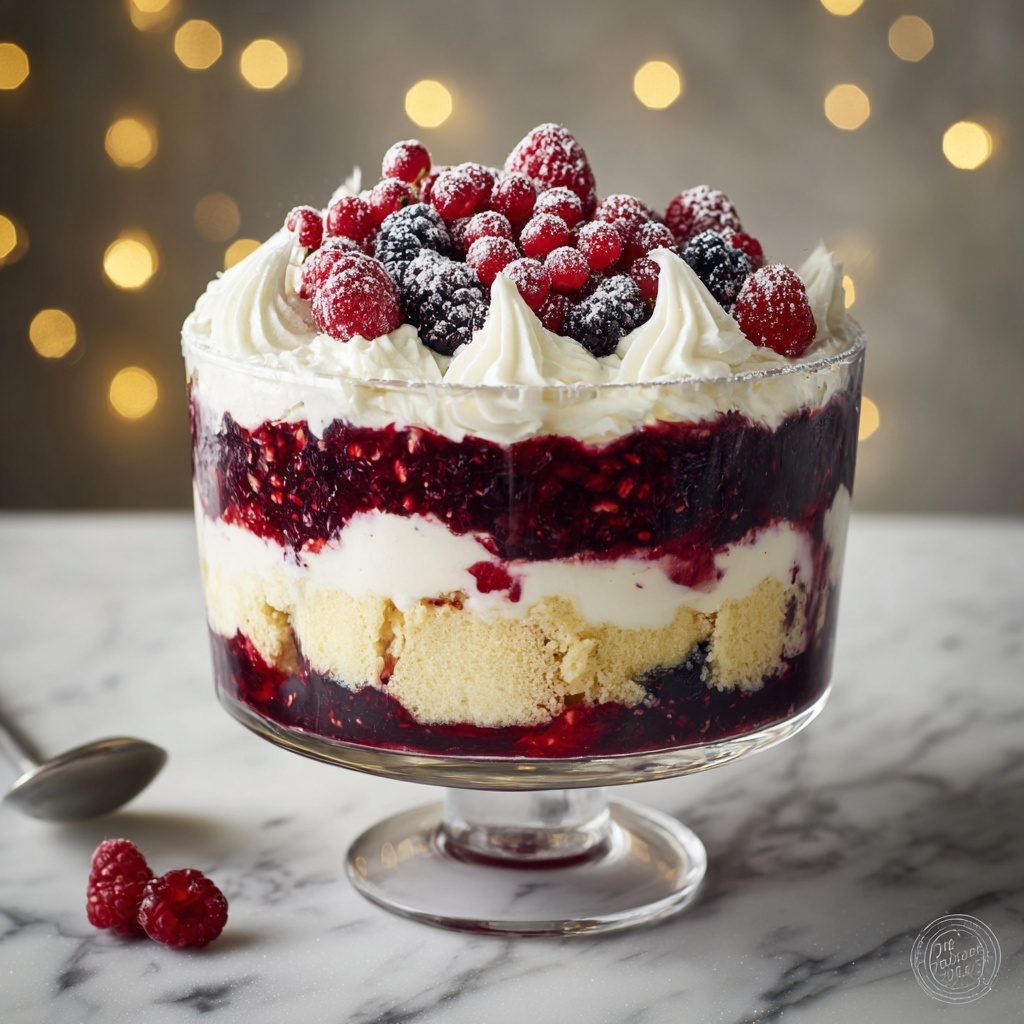 Mixed Berry Trifle Recipe - Recipe Image