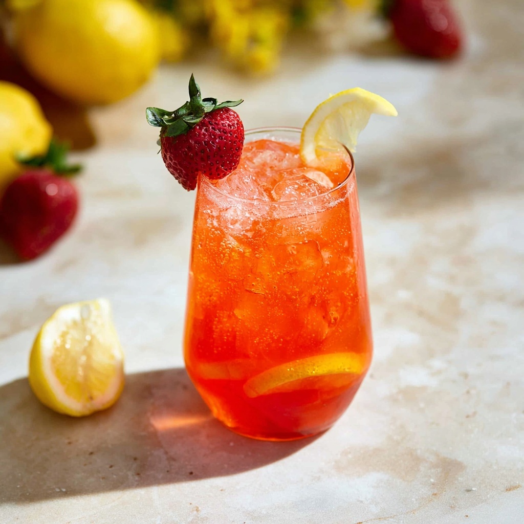 Refreshing Strawberry Lemonade Recipe - Recipe Image