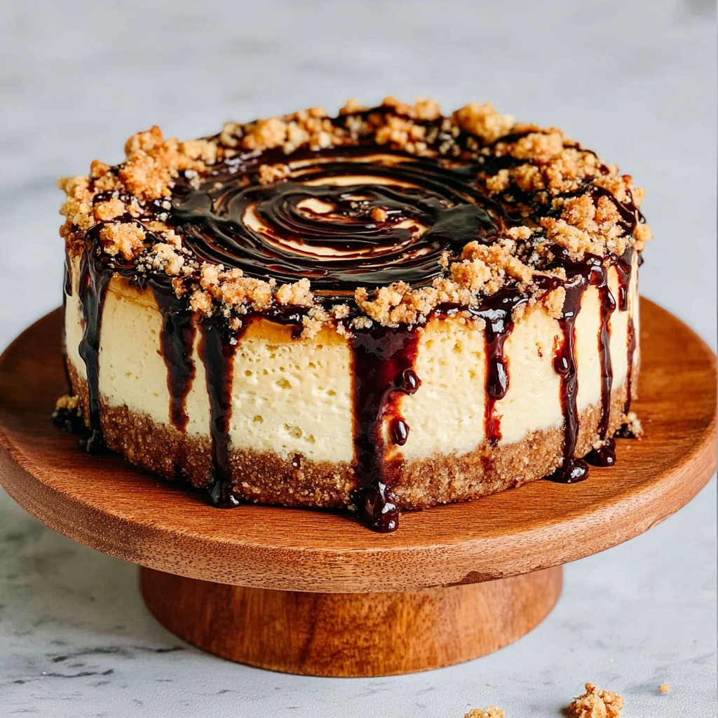 Apple Pie Stuffed Cheesecake Recipe - Recipe Image