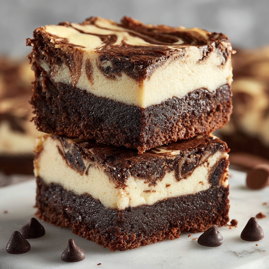 Cream Cheese Brownies Recipe - Recipe Image
