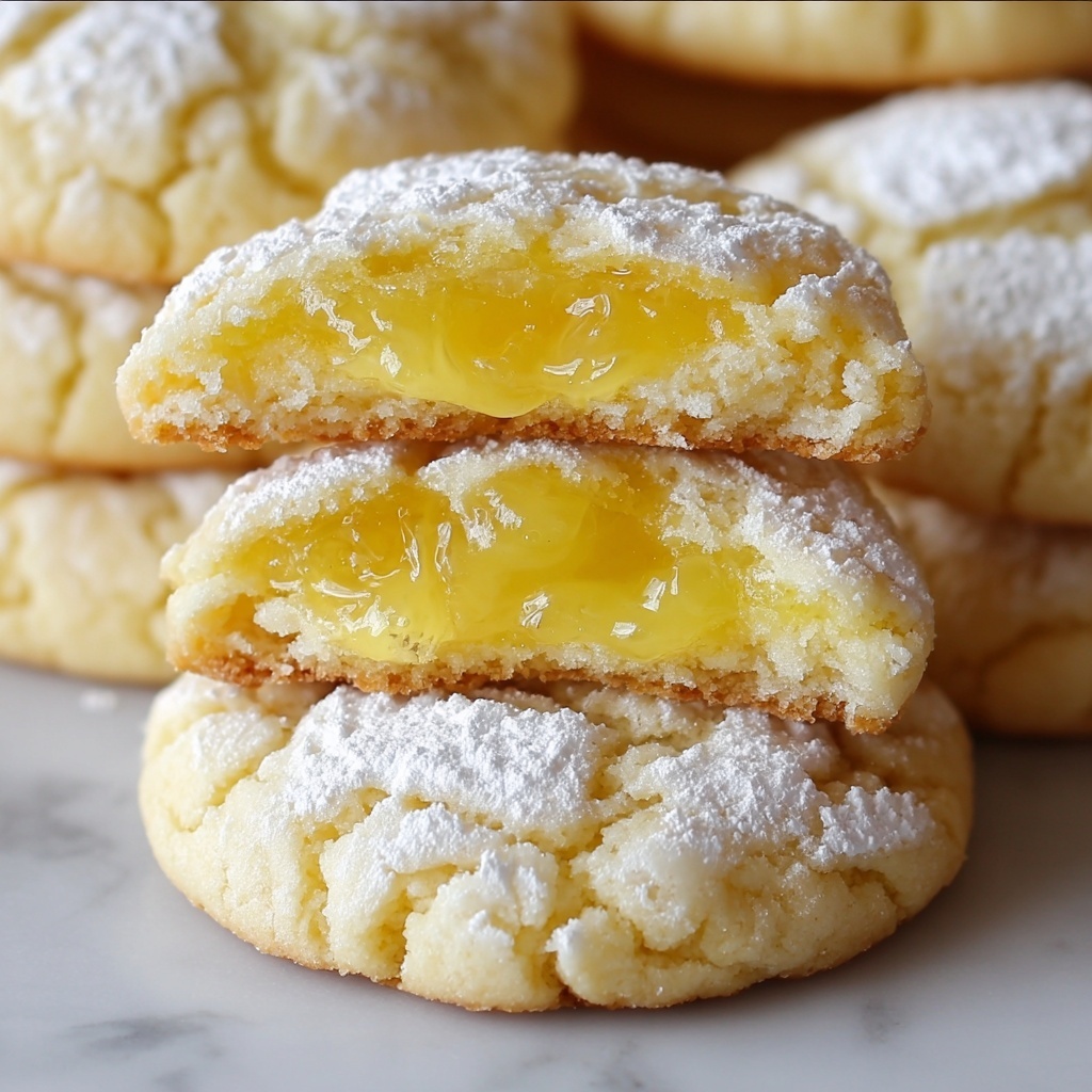 Stuffed Lemon Cookies Recipe - Recipe Image