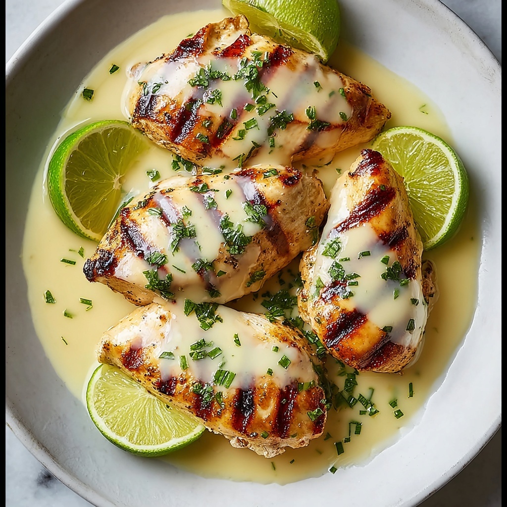 Grilled Salsa Verde Chicken with Pepper Jack Recipe - Recipe Image