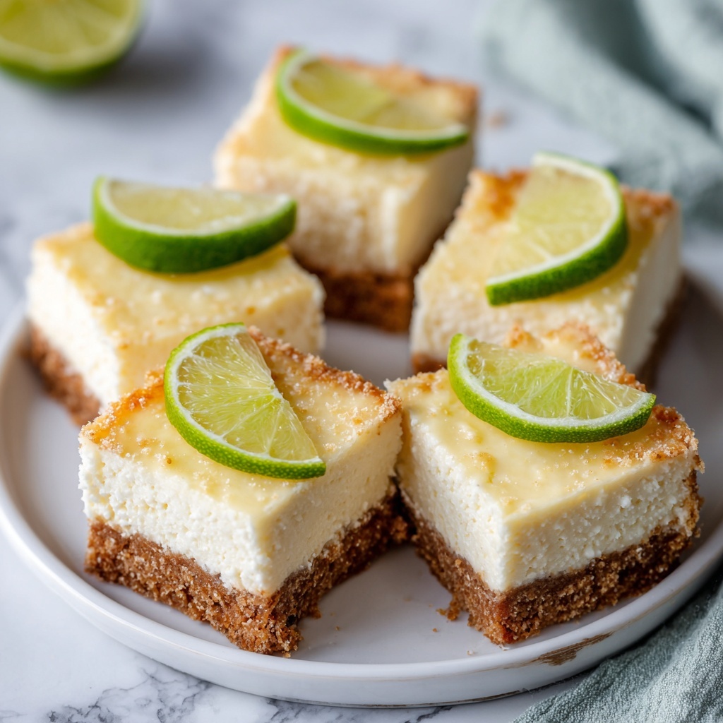 Key Lime Pie Cheesecake Bars Recipe - Recipe Image