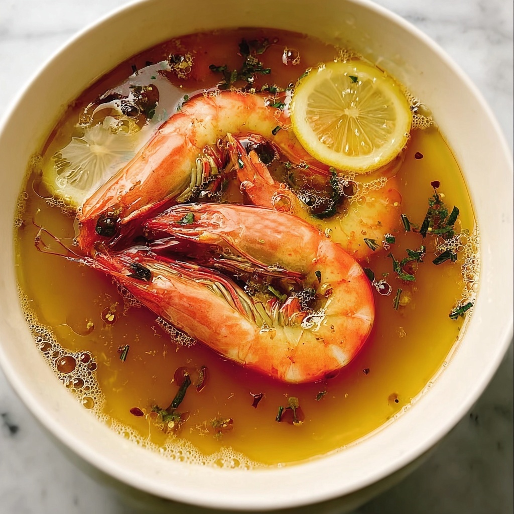 Prosecco Butter Poached Shrimp Recipe - Recipe Image