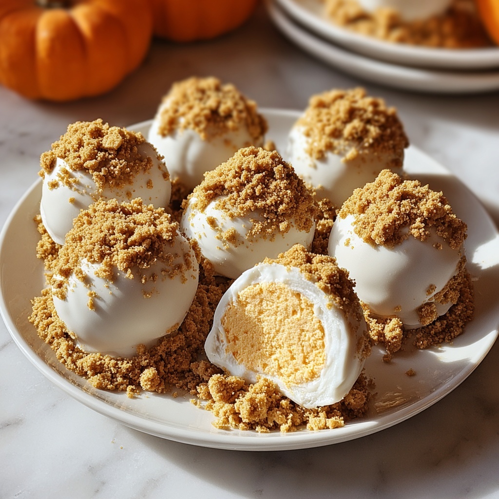 No-Bake Pumpkin Cheesecake Balls Recipe - Recipe Image