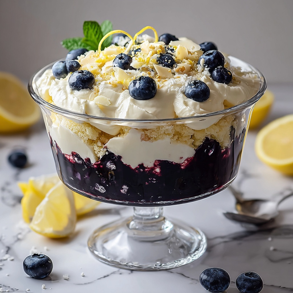 Lemon Blueberry Trifle Recipe - Recipe Image