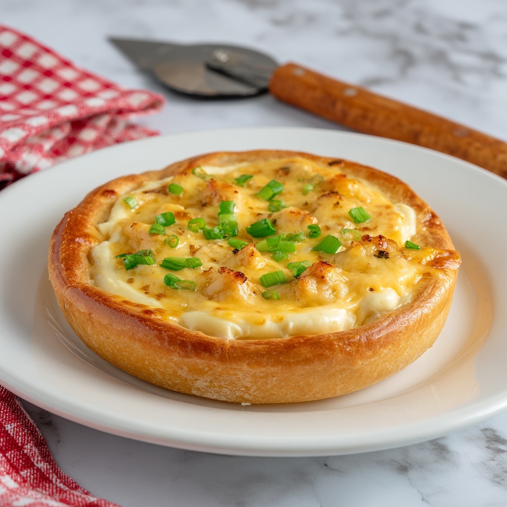 Biscuits and Sausage Gravy Breakfast Pizza Recipe - Recipe Image