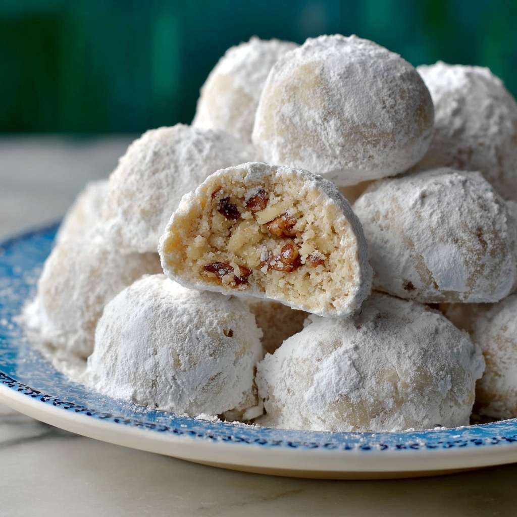 Buttery Pecan Snowball Cookies Recipe - Recipe Image