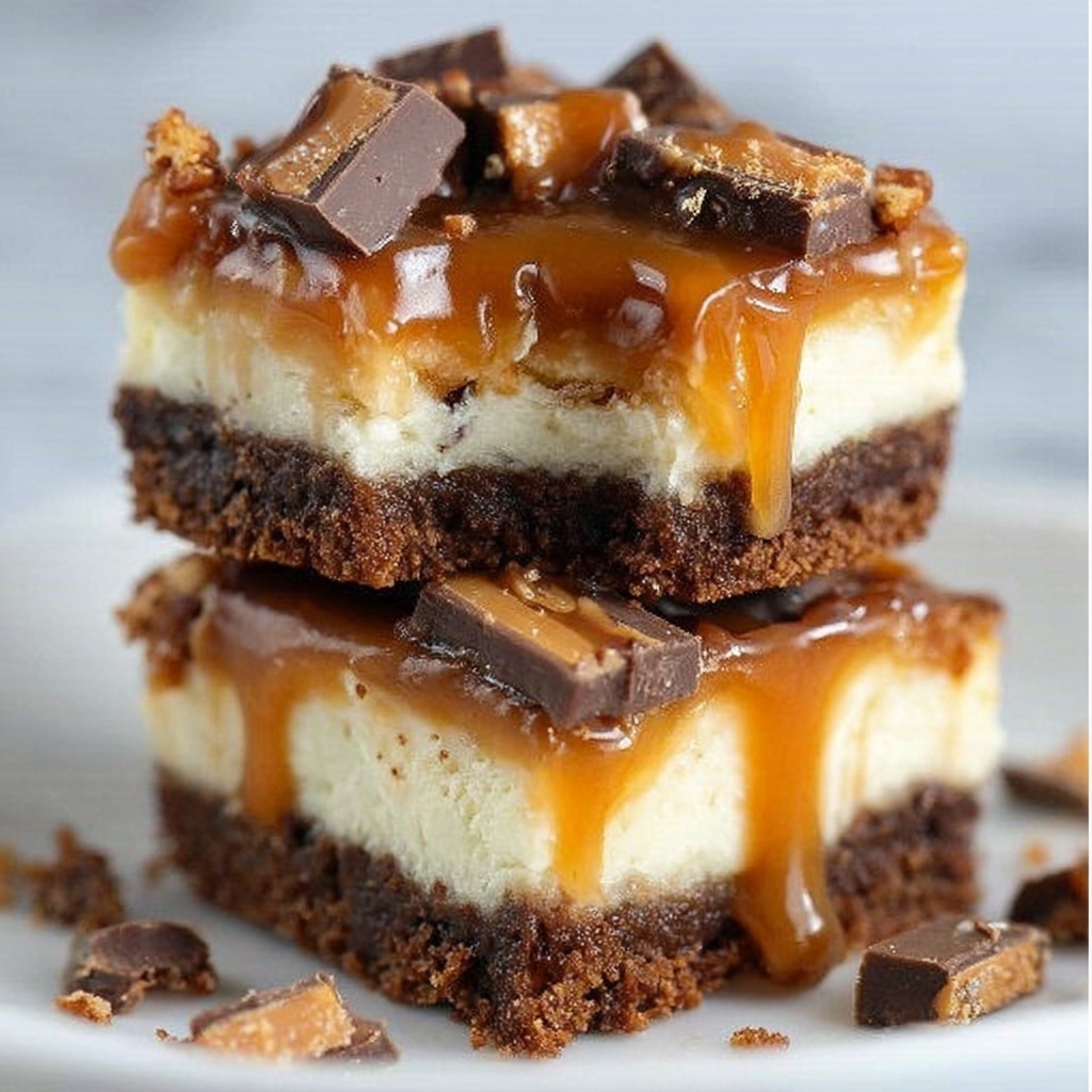 No-Bake Chocolate Caramel Cheesecake Bites Recipe - Recipe Image