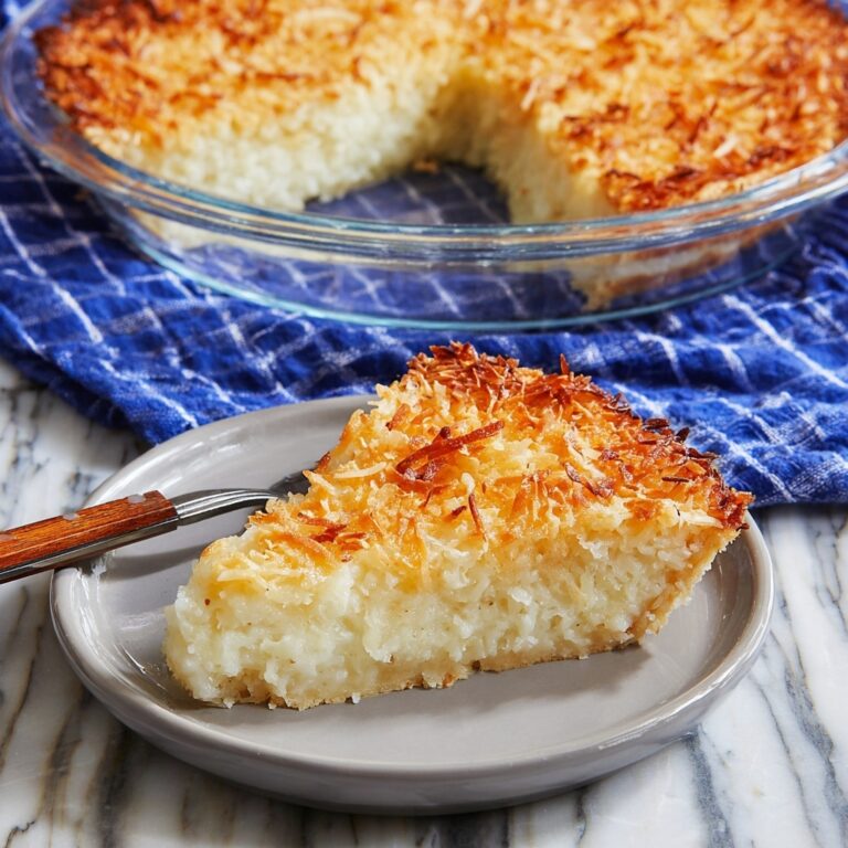 Crustless Coconut Pie Recipe