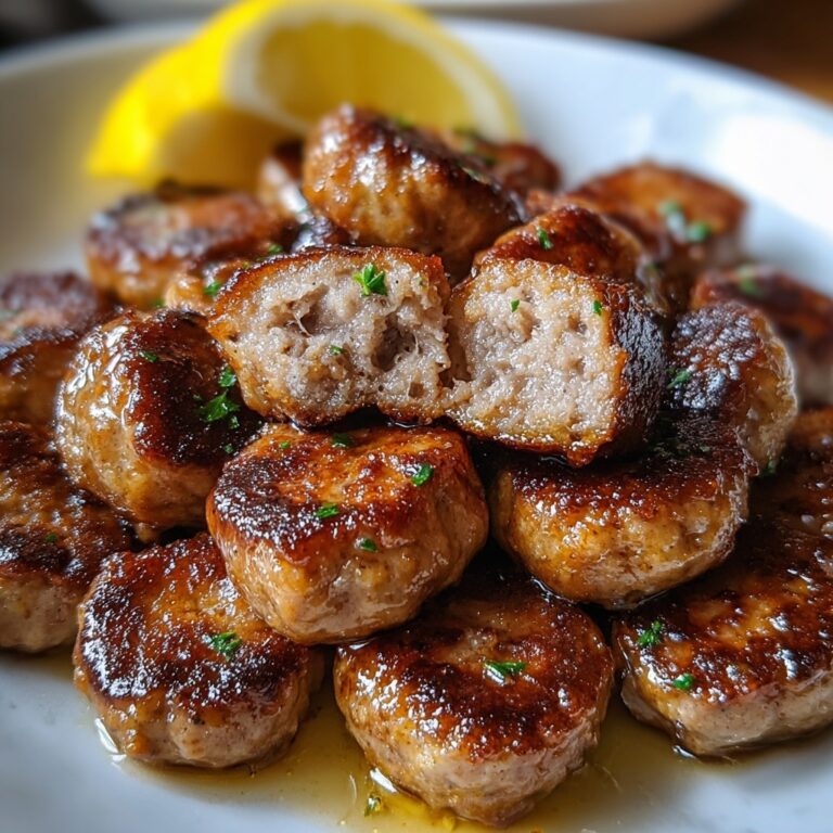 Beef Sausage Pancake Bites Recipe