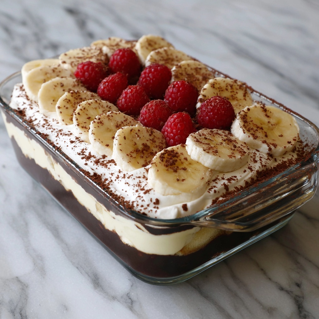 No Bake Banana Split Dessert Recipe - Recipe Image