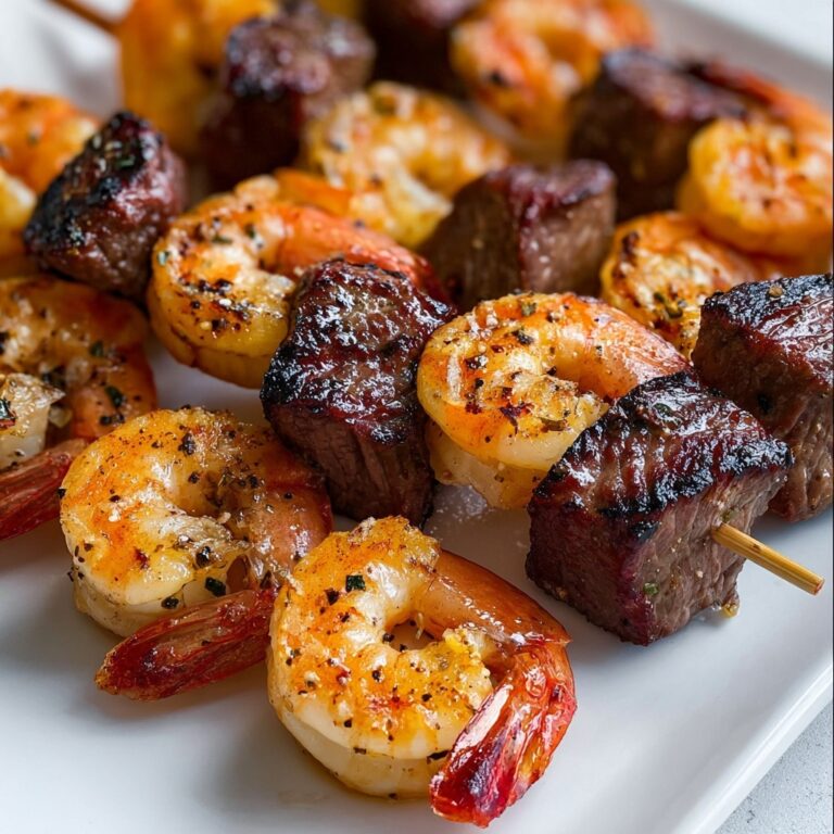 Steak and Shrimp Kabobs Recipe