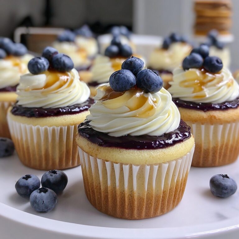 Blueberry Pancake Cupcakes Recipe