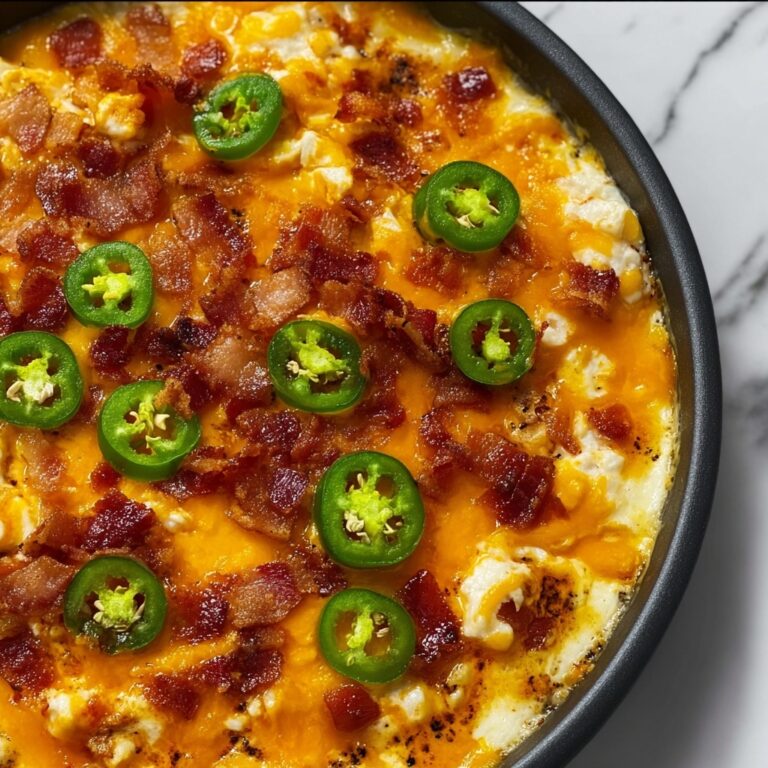 Cauliflower Jalapeno Popper Casserole Recipe