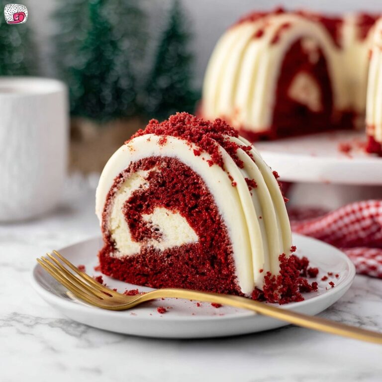Red Velvet Cheesecake Bundt Cake Recipe