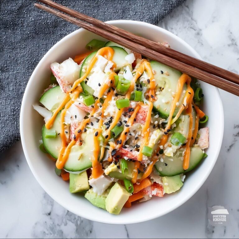 California Roll Cucumber Salad Recipe